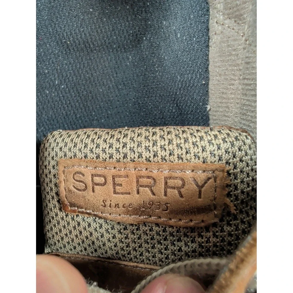 Sperry Top-Sider Billfish Tan‎ Leather Mesh Boat Shoes Mens 10.5M 0771253
